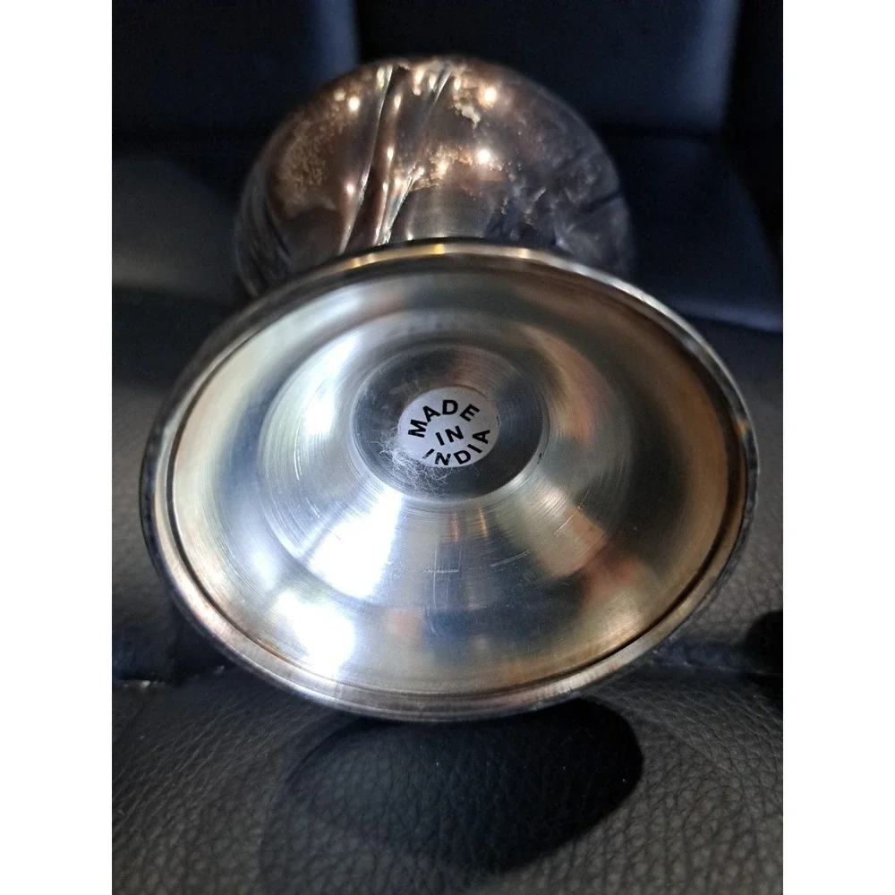 Vintage Silver Sugar Caster Made in India 8